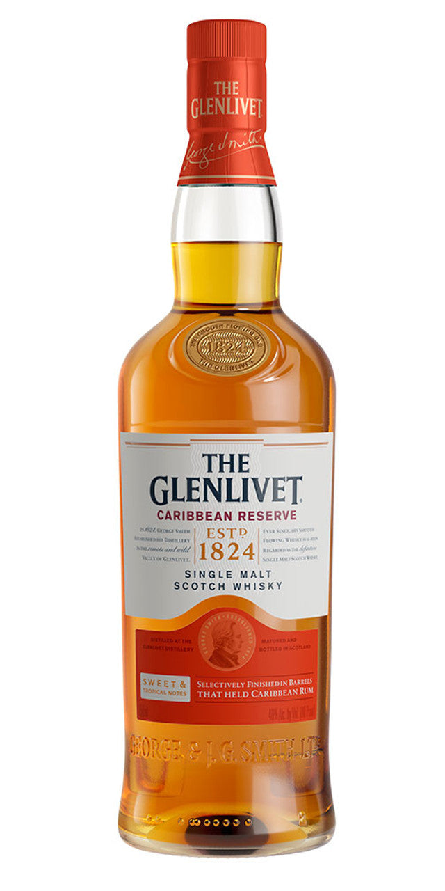 The Glenlivet Caribbean Reserve Single Malt Scotch Whisky 750Ml