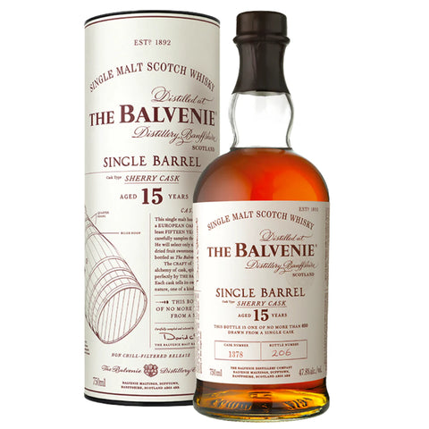 The Balvenie Single Barrel Sherry Cask 15 Years Old 750ml