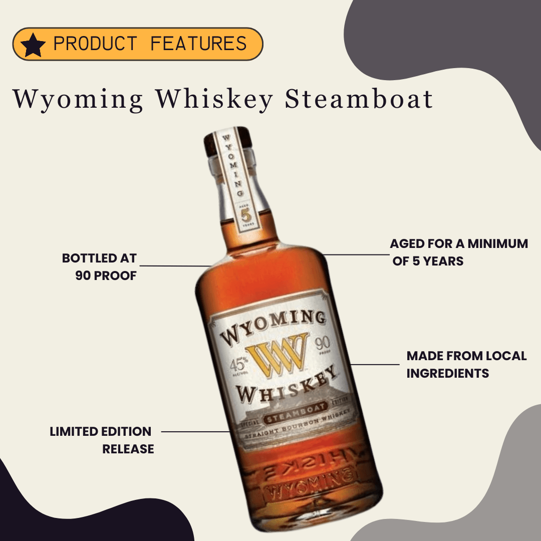 Wyoming Whiskey Steamboat Special Edition Bourbon 750ml - Preet's Barrel