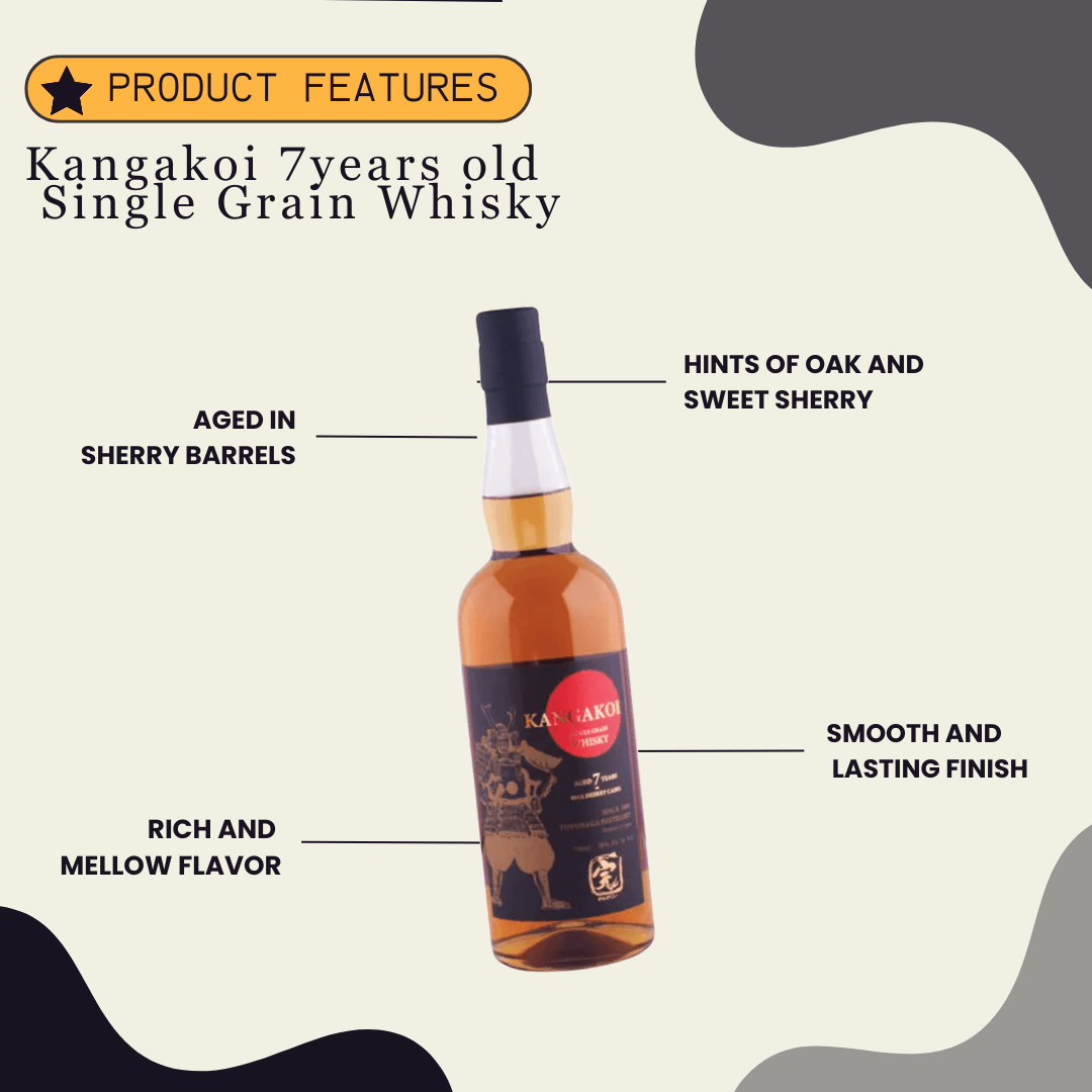 Kangakoi 7 Years Old Single Grain Whisky 750ml - Preet's Barrel