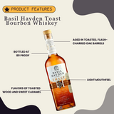 Basil Hayden Toast Bourbon Whiskey 750ml
