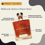Hillrock Solera Aged Bourbon Pinot Noir Finished 750ml