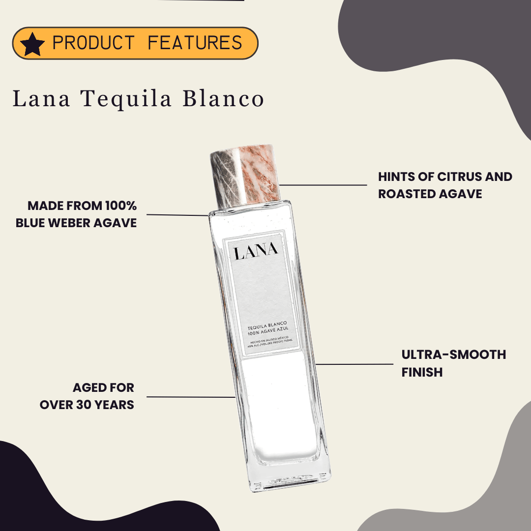 Lana Tequila Blanco 750ml - Preet's Barrel