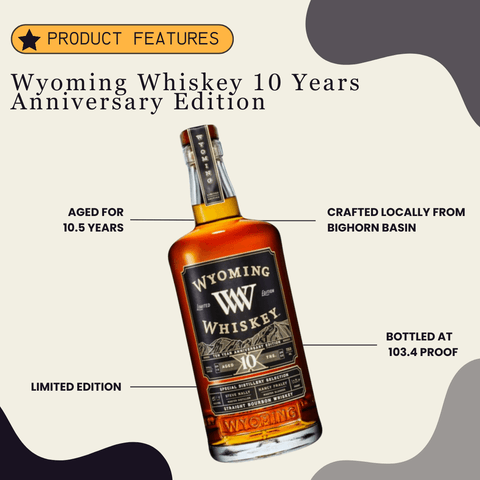 Wyoming Whiskey 10 Years Anniversary Edition Bourbon 750ml - Preet's Barrel