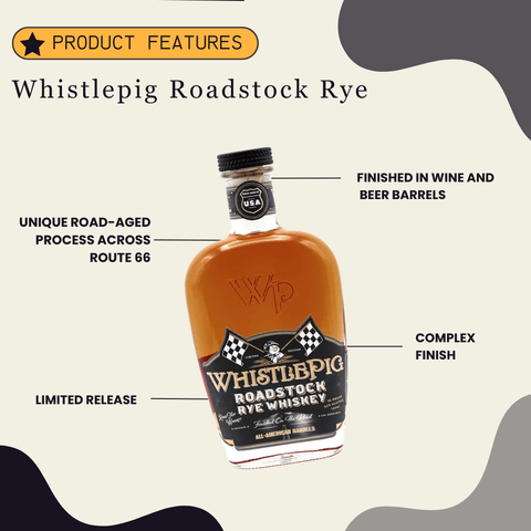 Whistlepig Roadstock Rye 750ml - Preet's Barrel