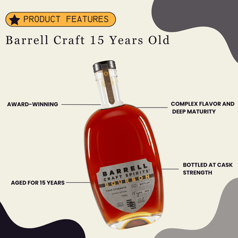 Barrell Craft Spirits Bourbon 15 Years Old 750ml - Preet's Barrel