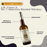 J.H. Cutter A.No. 1 American Blended Whiskey 750ml