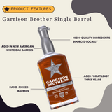Garrison Brother Single Barrel Bourbon 750ml