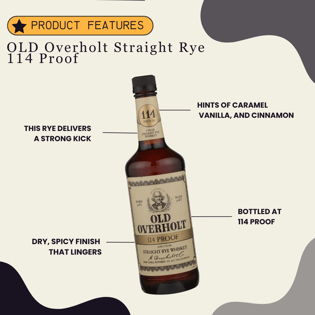 Old Overholt Straight Rye 114 Proof 750Ml - Preet's Barrel