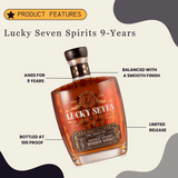 Lucky Seven Spirits The Hold Up 9-Year Straight Bourbon Whiskey 750ml