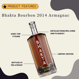 Bhakta Bourbon 2014 Armagnac Cask Finish 750ml