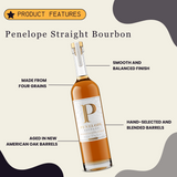 Penelope Straight Bourbon 750ml