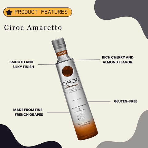 Ciroc Amaretto 375ml - Preet's Barrel