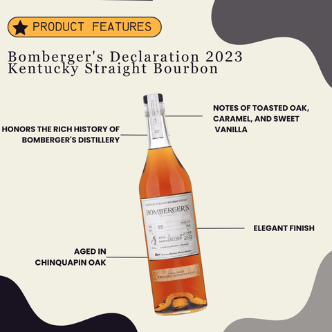 Bomberger's Declaration 2023 Kentucky Straight Bourbon 750ml - Preet's Barrel