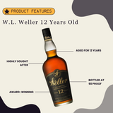 W.L. Weller 12 Years Old Kentucky Straight Bourbon Whiskey 750ml