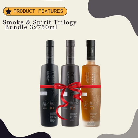 Octomore 14 Series Trio Bundle 3x750ml