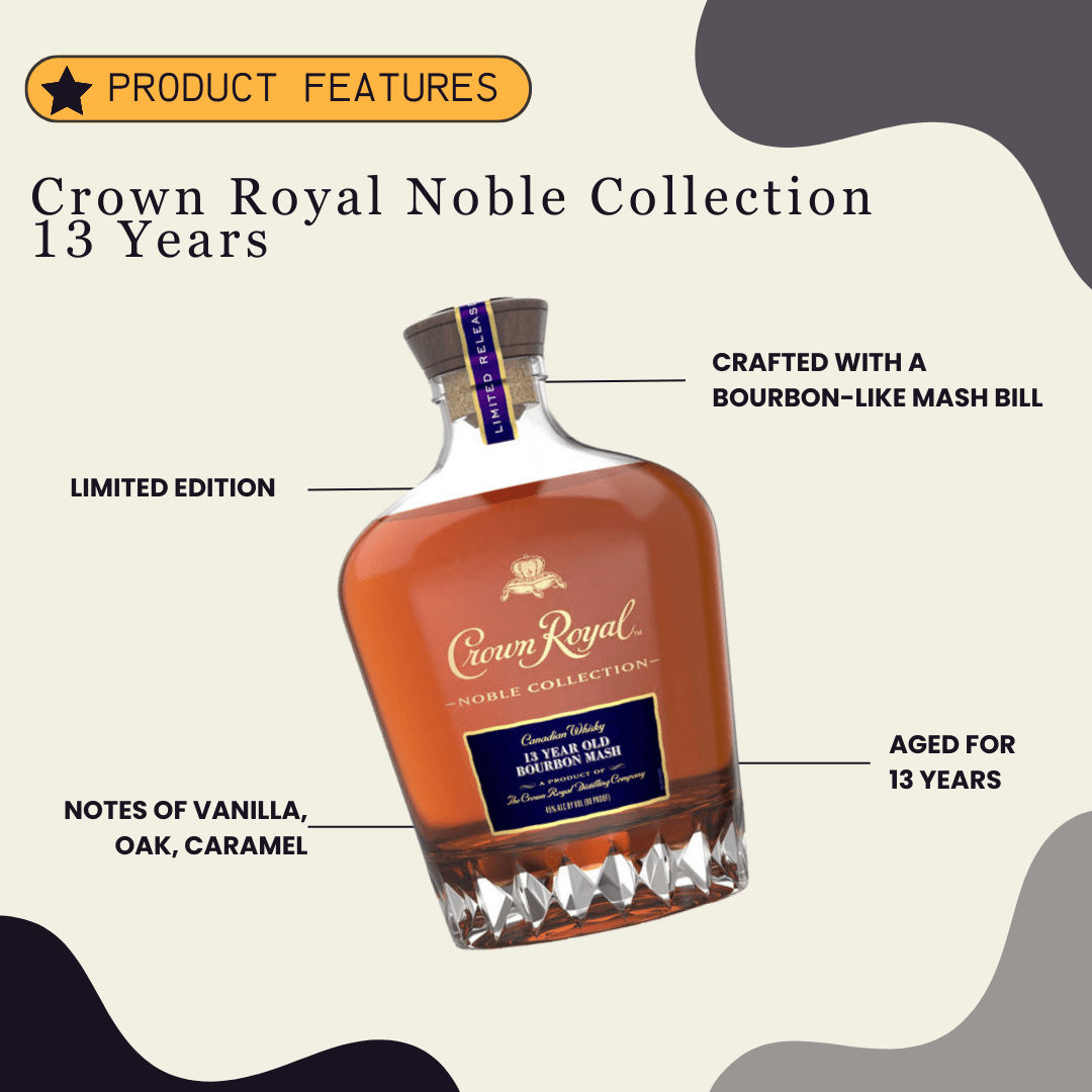 Crown Royal Noble Collection 13 Years Old Blenders Mash 750ml - Preet's Barrel