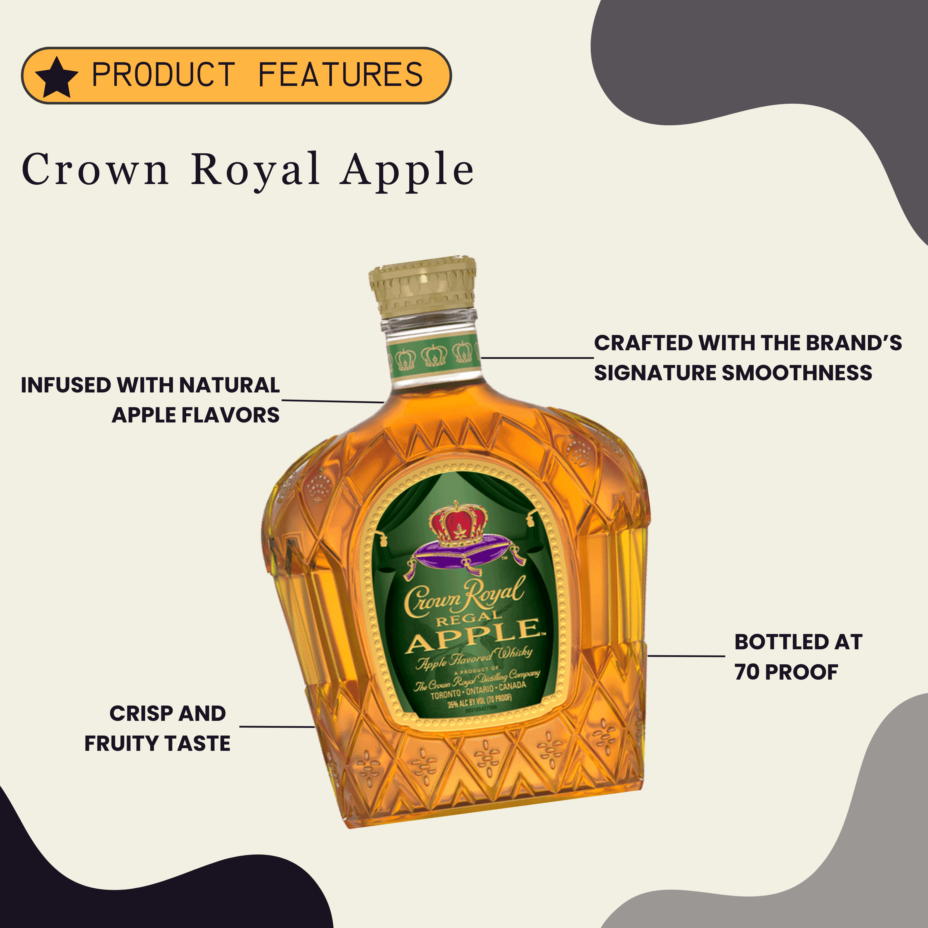 Crown Royal Apple 1L - Preet's Barrel