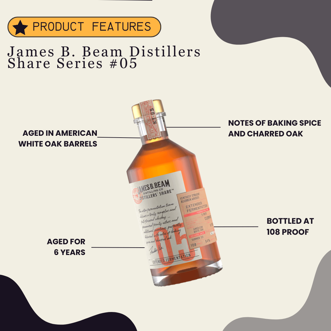 James B. Beam Distillers Share Series #05 Kentucky Straight Bourbon Whiskey 375ml - Preet's Barrel