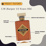 I.W.Harper Kentucky Straight Bourbon Whiskey Aged  15 Year 75 Ml.
