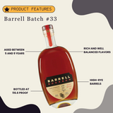 Barrell Bourbon Cask Strength Batch #33 750ml