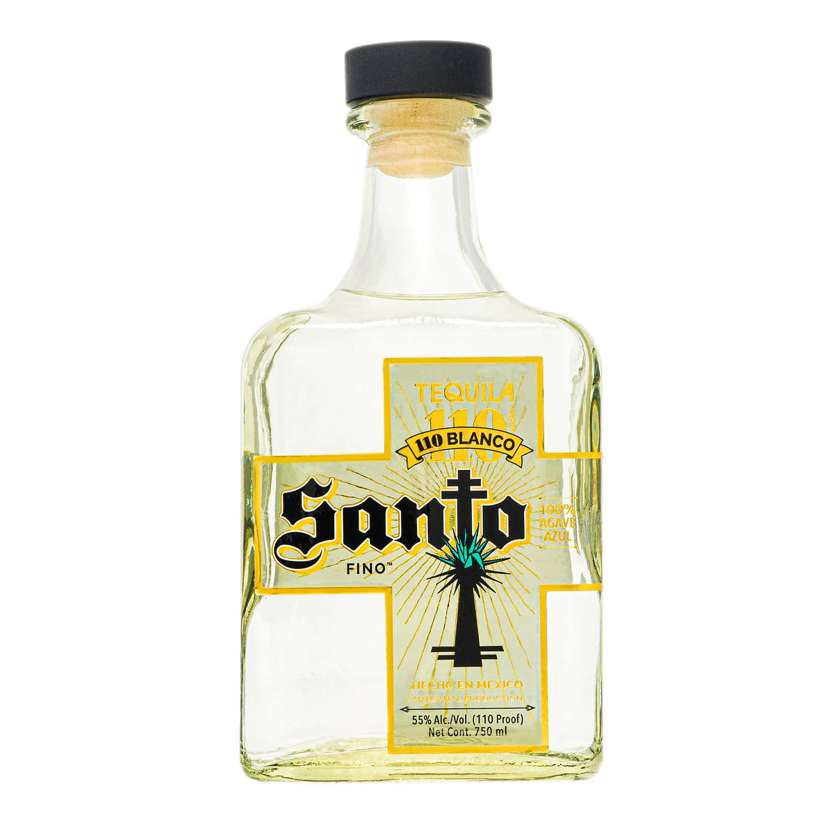 Santo Tequila Blanco 110 Proof 750ml