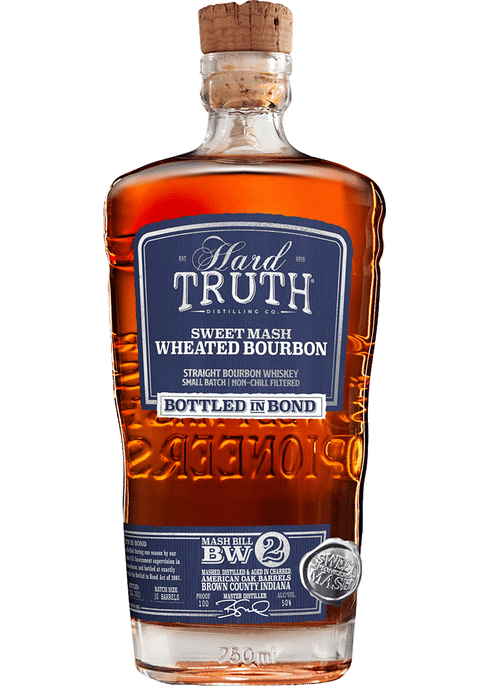 Hard Truth Sweet Mash Wheated Bourbon Bottles in Bond 750ml - Preet's Barrel