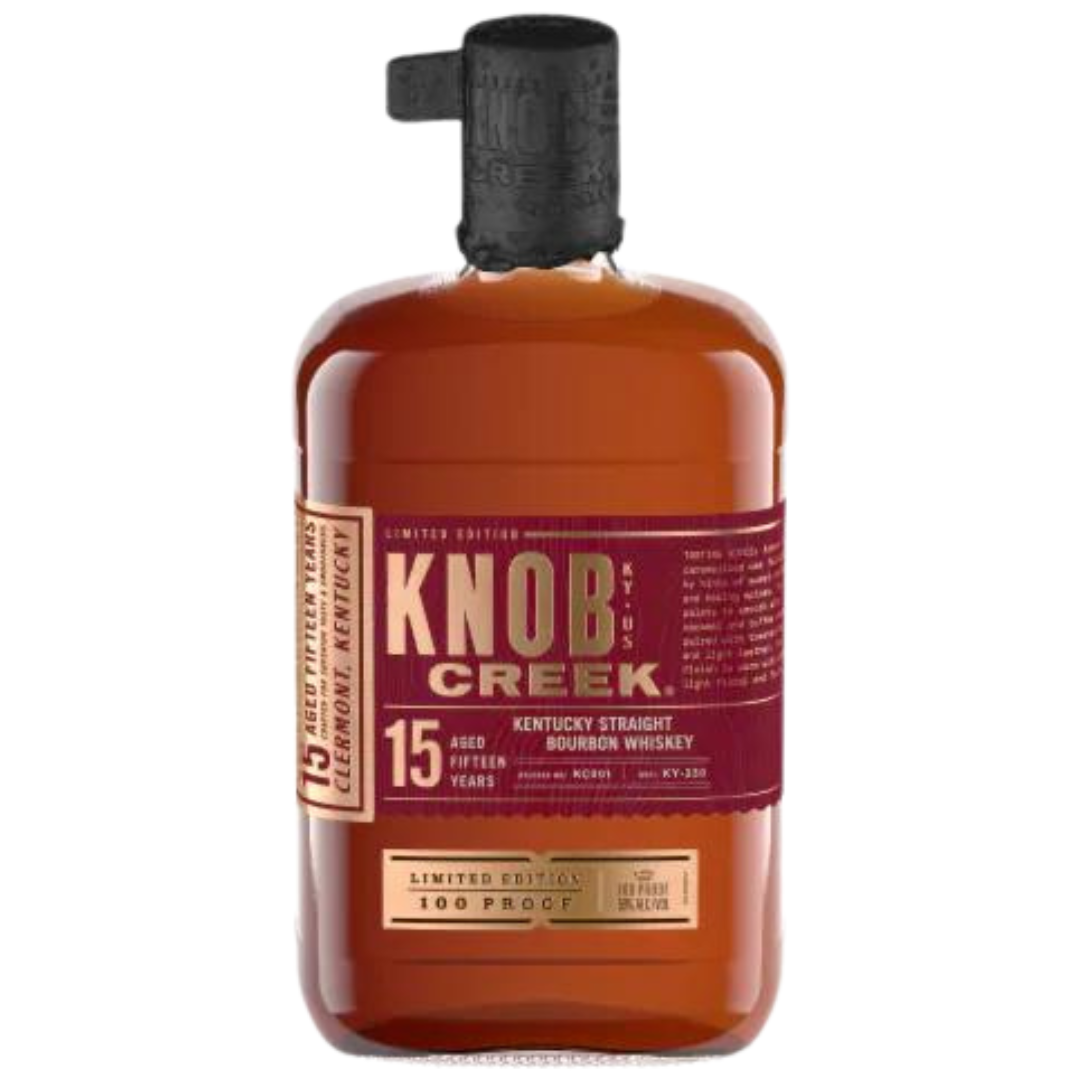 Knob Creek 15 Years Old Limited Edition 100 Proof Kentucky Straight Bourbon Whiskey 750ml