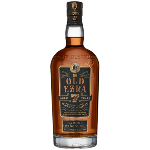 Old Ezra 7 Years Old Barrel Strength Bourbon Whisky 750ml - Preet's Barrel