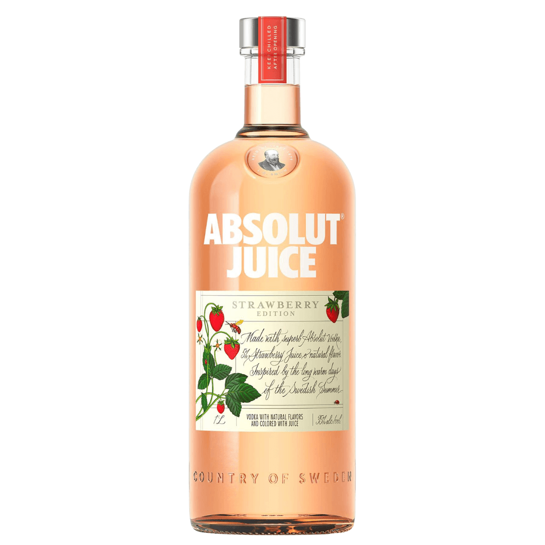 Absolut Juice Strawberry 1L - Preet's Barrel