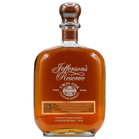 Jefferson's Reserve Kentucky Straight Bourbon Twin Oak Custom Barrel 750ml - Preet's Barrel