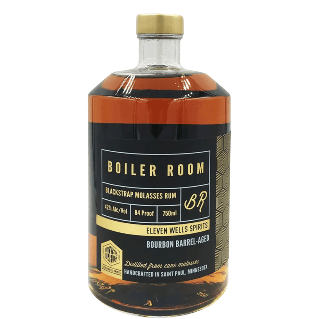 Eleven Wells Spirit Boiler Room Blackstrap Molasses Rum Bourbon Barrel Aged 750ml - Preet's Barrel