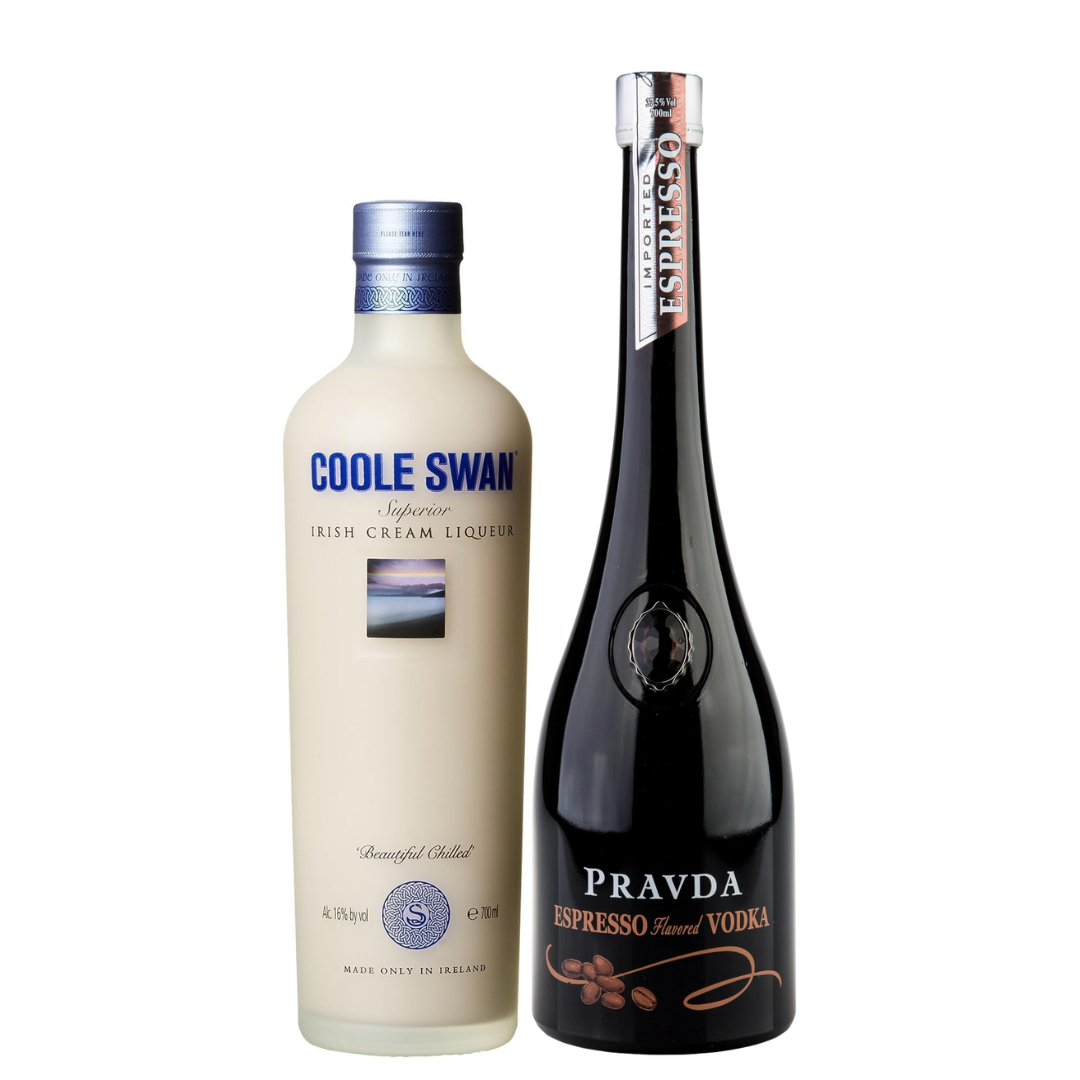 Pravda Expresso Vodka & Coole Swan Irish Cream Bundle