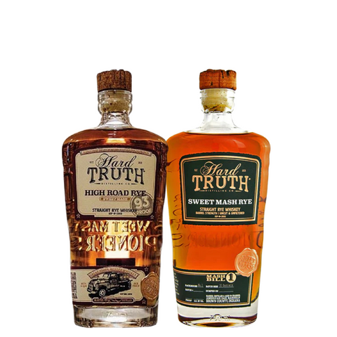 Hard Truth Single Barrel & High Road Rye Bundle 2x750ml