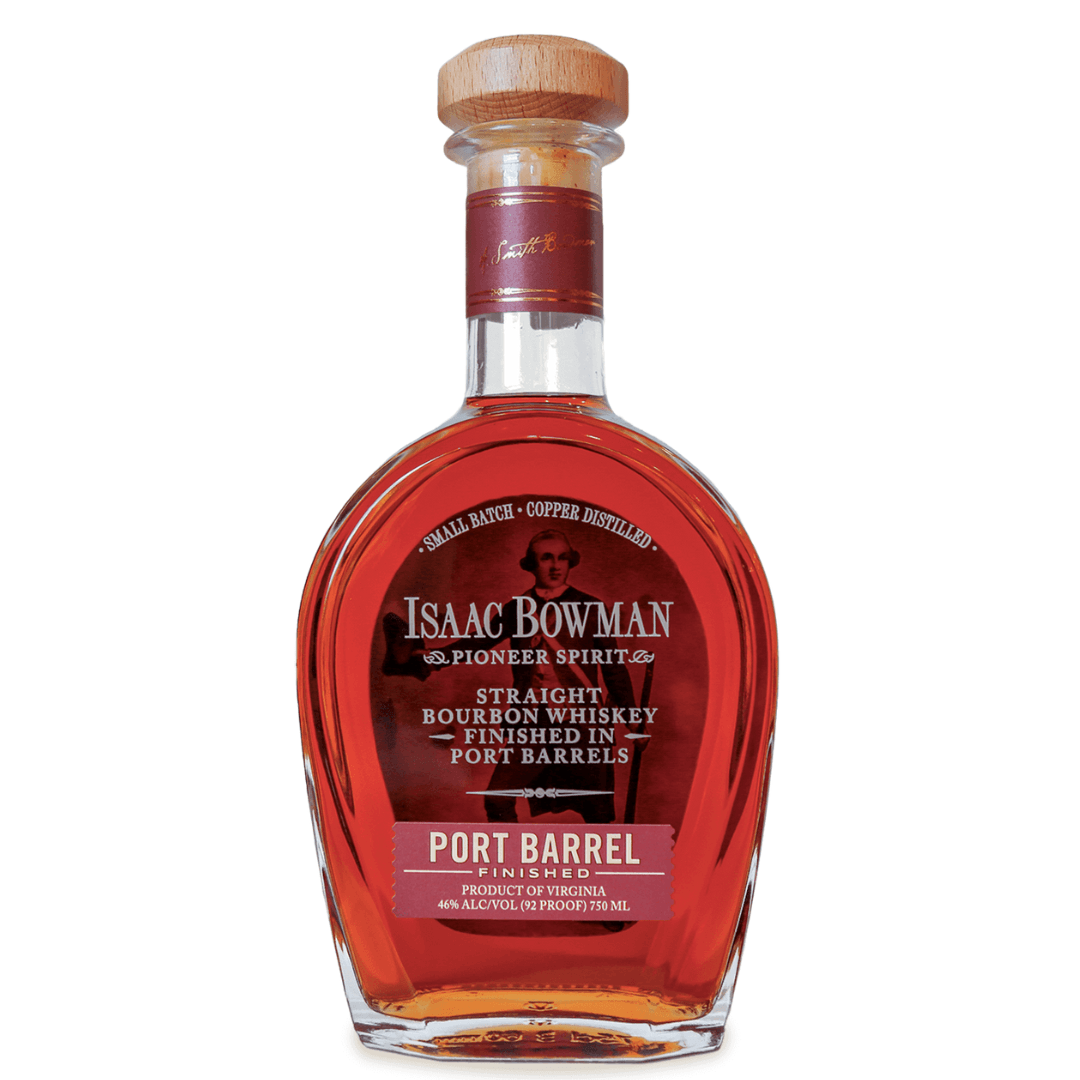 Isaac Bowman Port Finished Straight Bourbon Virginia 750ml - Preet's Barrel