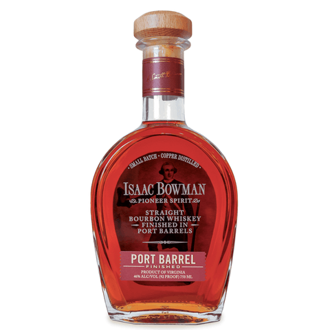 Isaac Bowman Port Finished Straight Bourbon Virginia 750ml - Preet's Barrel