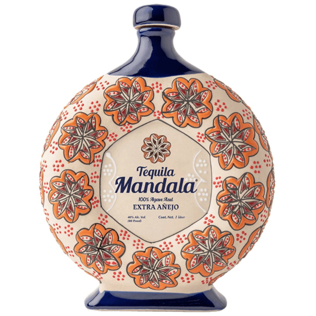 Mandala Extra Anejo Tequila Limited Edition Ceramic 1L - Preet's Barrel