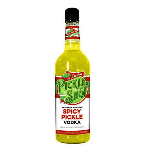 The Original Pickle Shot Spicy Vodka 750ml - Preet's Barrel