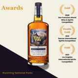 Wyoming National Parks Whiskey Small Batch 5 Years Bourbon Limited Edition 750ml