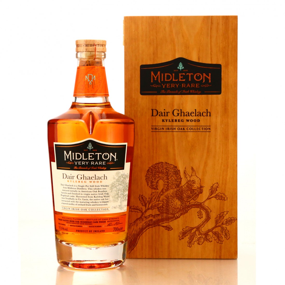 Midleton Single Pot Still Irish Whiskey Very Rare Dair Ghaelach Kylebeg  Wood 111.2 Tree No.1 750ml