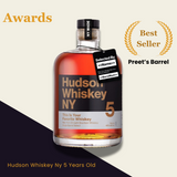 Hudson Whiskey Ny 5 Years Old New York Straight Bourbon Whiskey 750ml