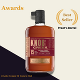 Knob Creek 15 Years Old Limited Edition 100 Proof Kentucky Straight Bourbon Whiskey 750ml