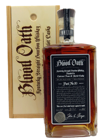 Blood Oath Pact 10 Kentucky Bourbon 2024 750ml