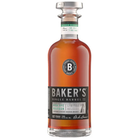 Baker's 7 Years Old Single Barrel High Rye Bourbon 750ml