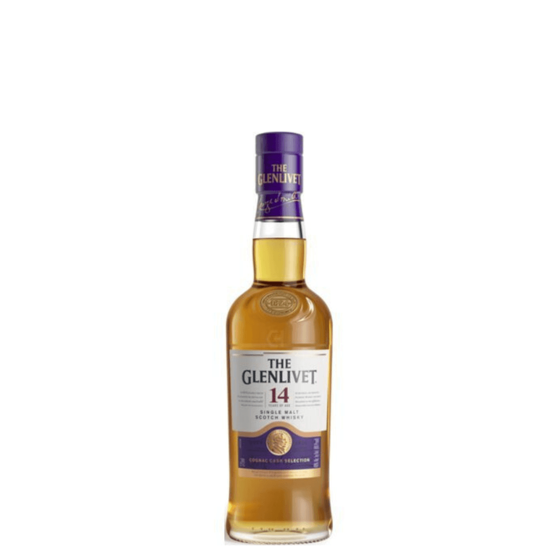 The Glenlivet 14 Years Old Single Malt Scotch Whiskey Cognac Cask Selection 375ml - Preet's Barrel