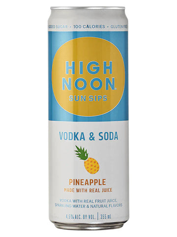 High Noon Pineapple Vodka & Soda