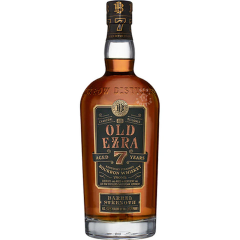 Old Ezra 7 Years Old Barrel Strength Bourbon Whisky 750ml