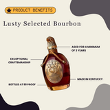 Lusty Selected Kentucky Straight Bourbon Whiskey 3 Years Old 750ml