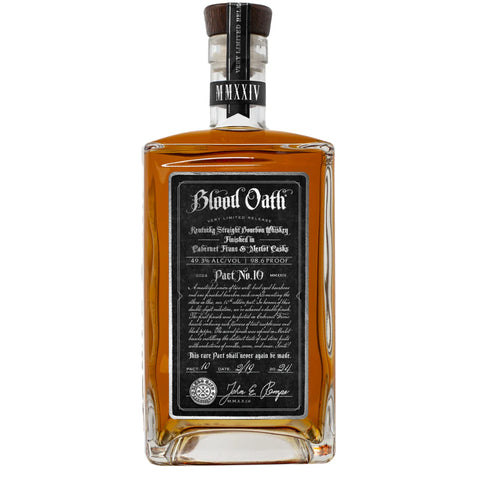 Blood Oath Pact 10 Kentucky Bourbon 2024 750ml