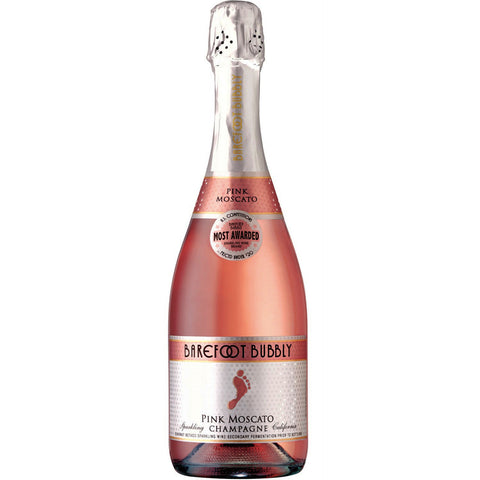 Barefoot Bubbly Pink Moscato 750ml